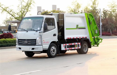 東風(fēng)多利卡9方側(cè)裝壓縮式垃圾車(chē)